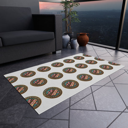 Peppermint bark Outdoor Rug