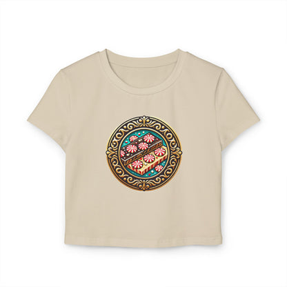 Peppermint bark Women's Baby Tee