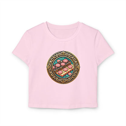 Peppermint bark Women's Baby Tee