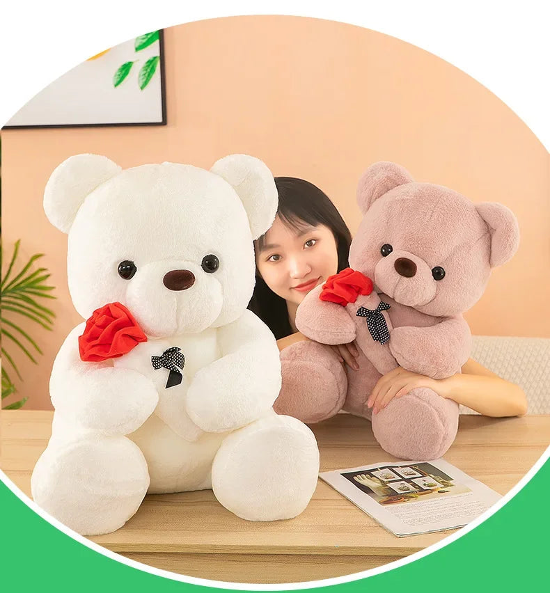 BEAR TEDDY REDROSES 25 CM