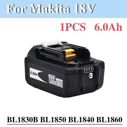 MAKITA ORIGINAL Lithium Ion Rechargeable Battery 18V6.0Ah