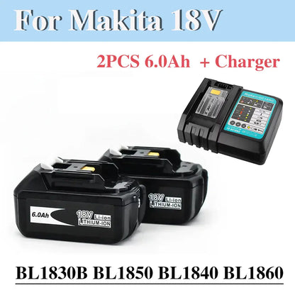 MAKITA ORIGINAL Lithium Ion Rechargeable Battery 18V6.0Ah