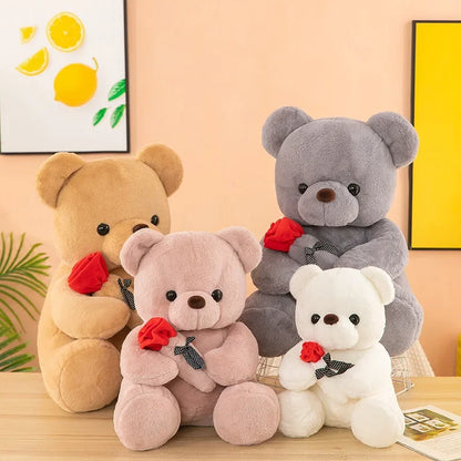 BEAR TEDDY REDROSES 25 CM