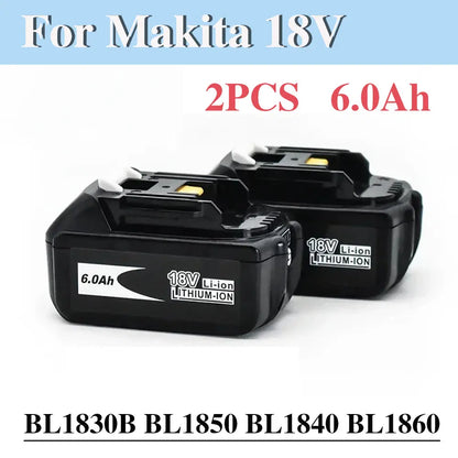 MAKITA ORIGINAL Lithium Ion Rechargeable Battery 18V6.0Ah