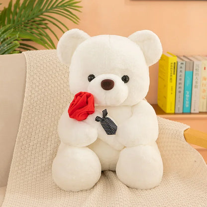 BEAR TEDDY REDROSES 25 CM