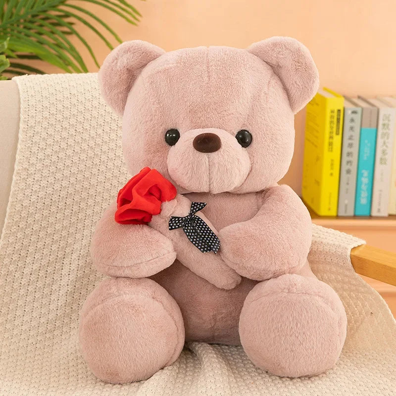 BEAR TEDDY REDROSES 25 CM