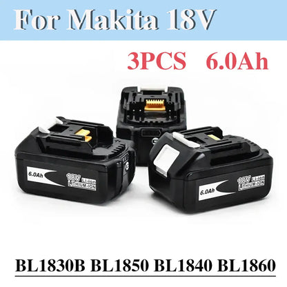 MAKITA ORIGINAL Lithium Ion Rechargeable Battery 18V6.0Ah