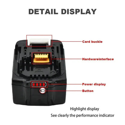 MAKITA ORIGINAL Lithium Ion Rechargeable Battery 18V6.0Ah